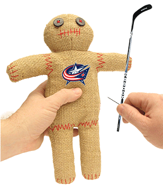 Columbus Blue Jackets Voodoo Doll
