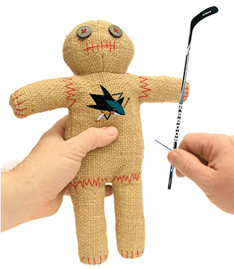 San Jose Sharks Voodoo Doll