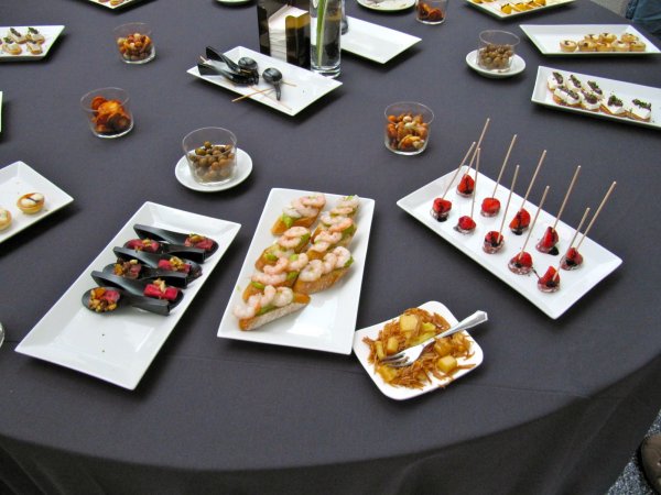 lunch was served tapas style