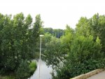 the river from the terrace at the conference