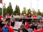 getting ready for the eating contest