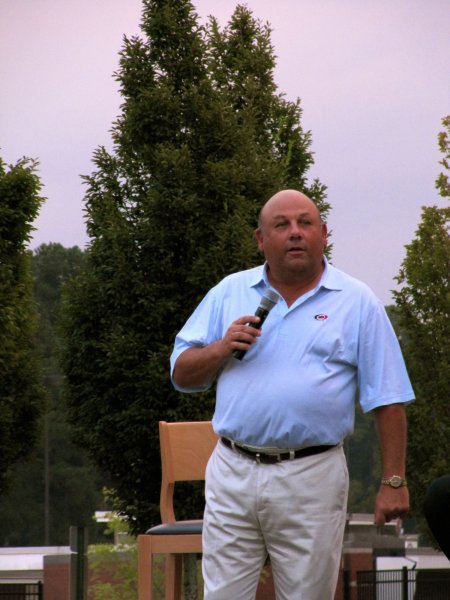 Chuck Kaiton introducing