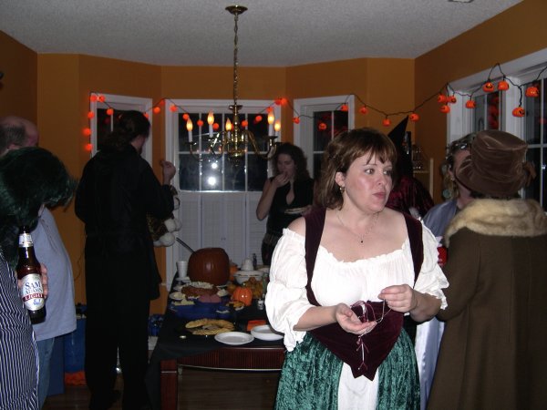partygoers treating (and probably tricking)