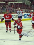 Skinner taking a shot at warmups