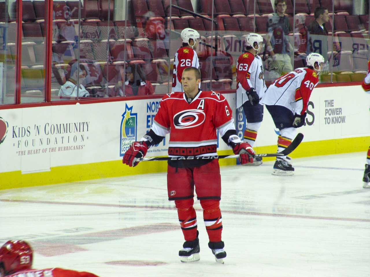 Gleason sporting the A