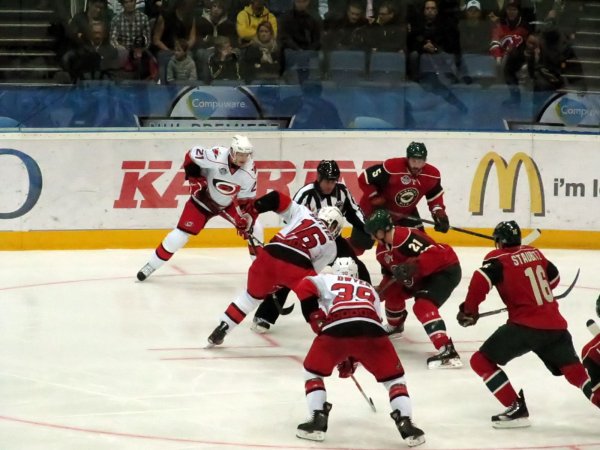 Sutter faceoff