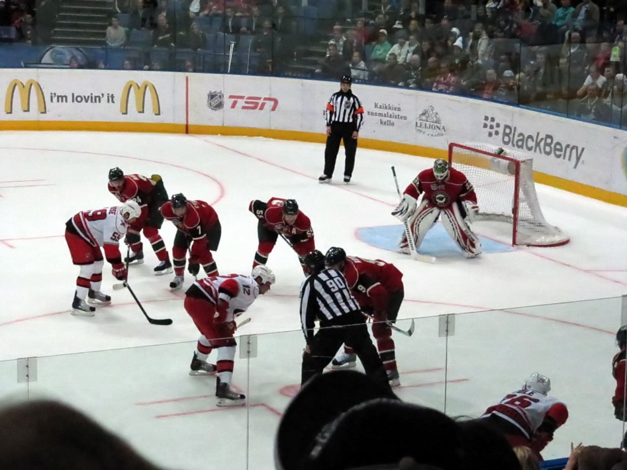 Staal faceoff