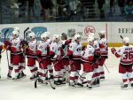 fist bumping after the game