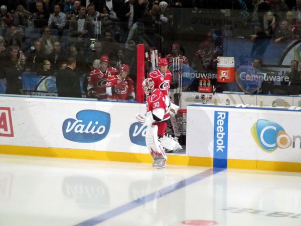 starters coming out on the ice