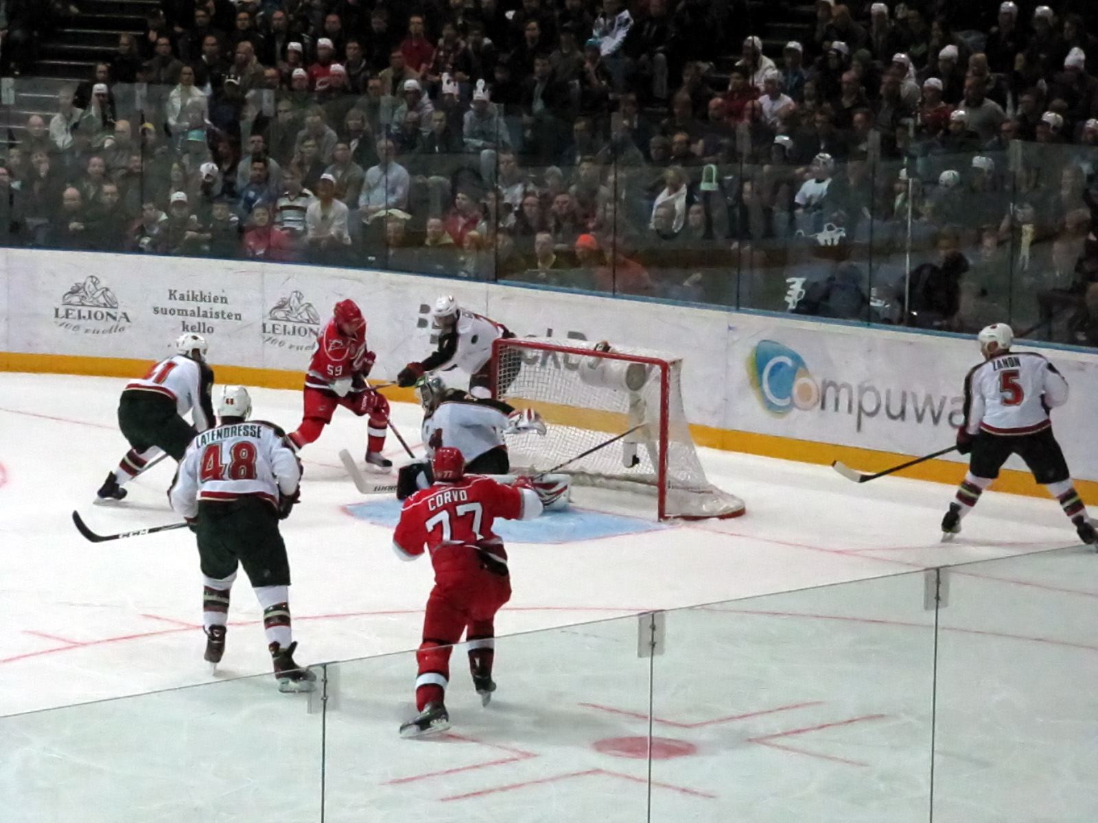 during the game