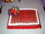 02. 10th Anniversary Cake