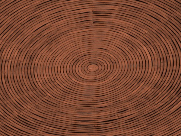 the copper ceiling in the rock church