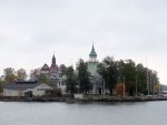 on the boat to Suomenlinna