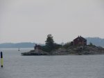 on the boat to Suomenlinna