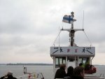 on the boat to Suomenlinna