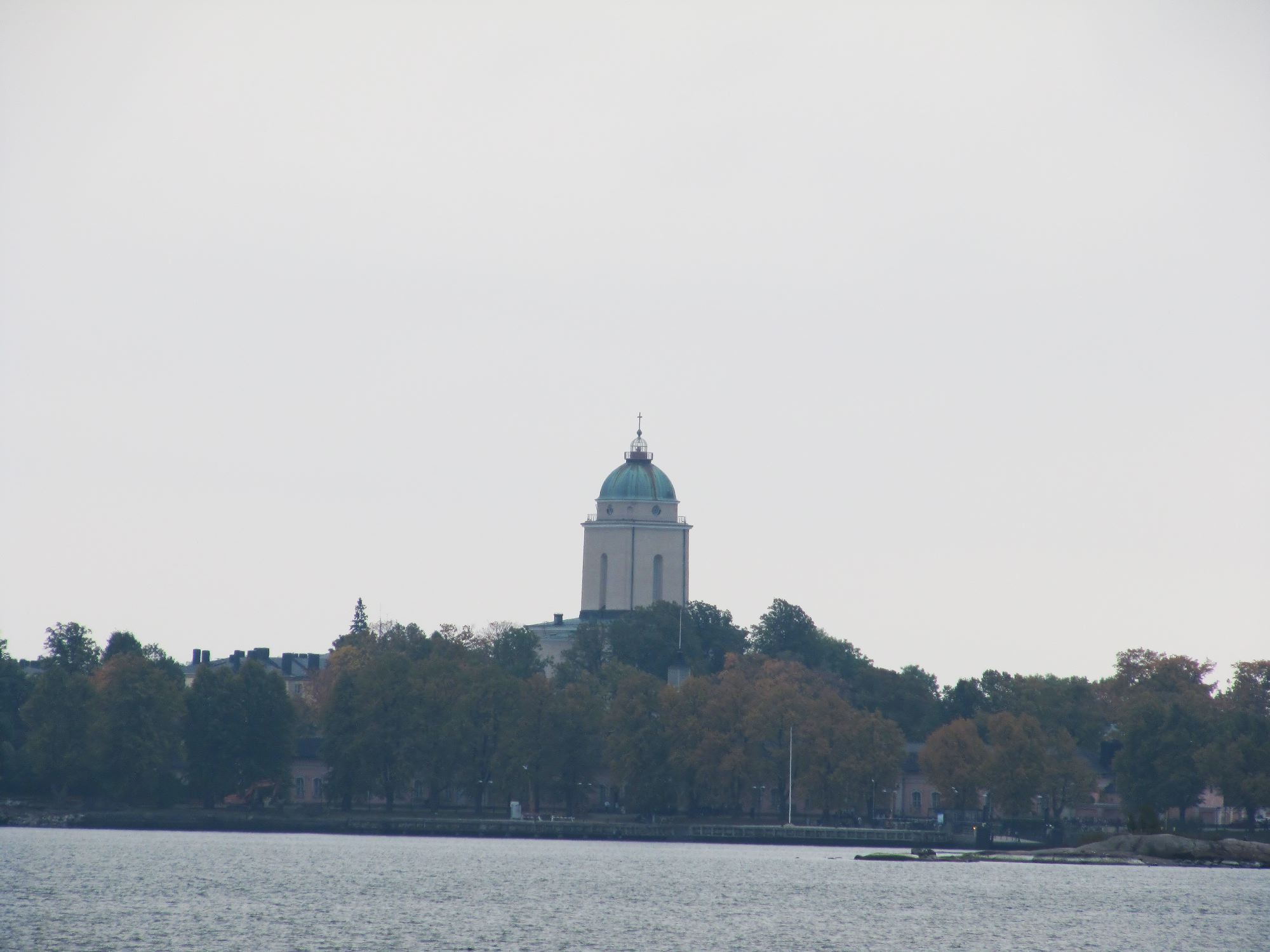 on the boat to Suomenlinna