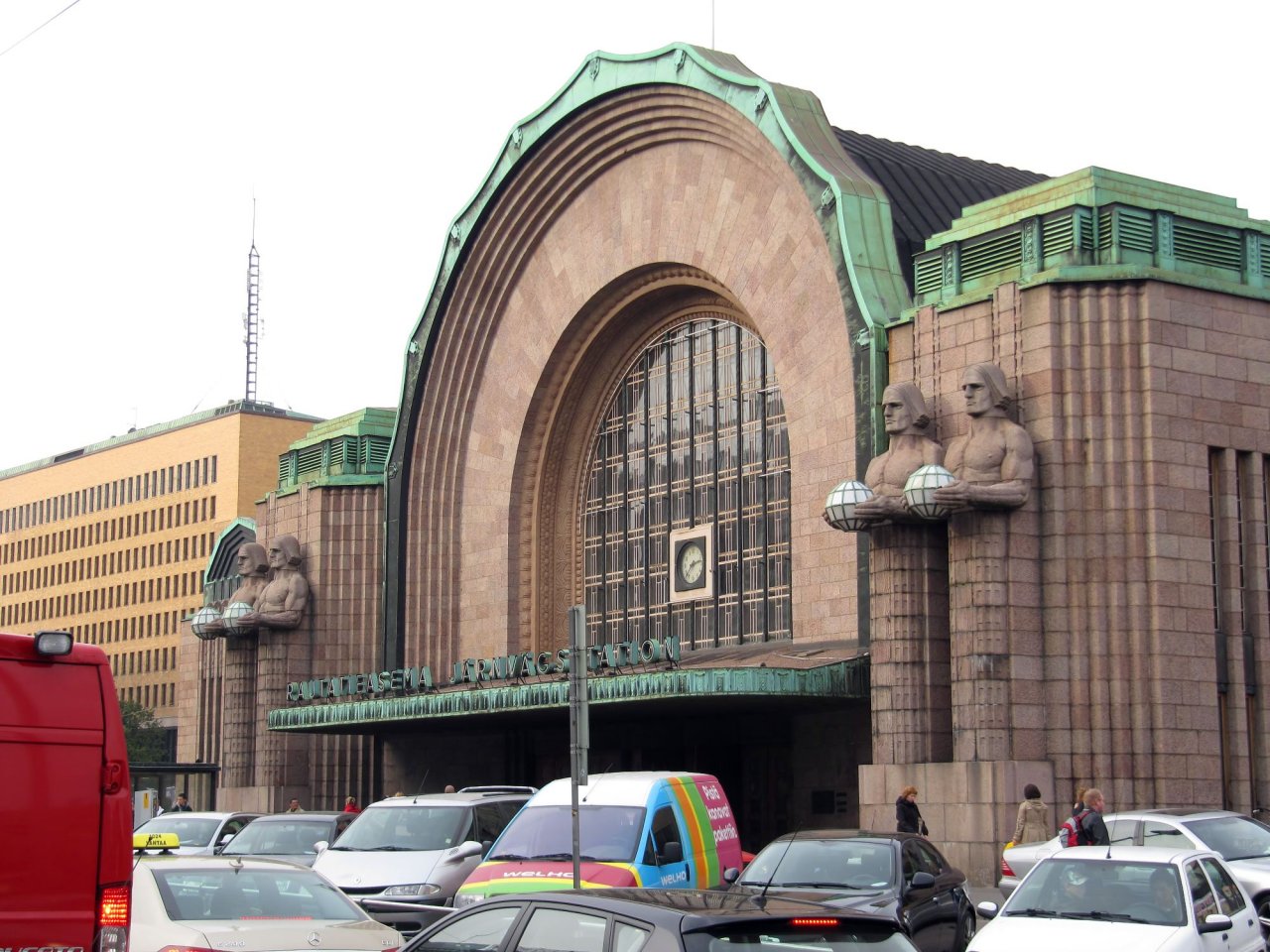the main Helsinki train station, right by our hotel