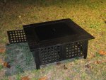 fire pit with cover