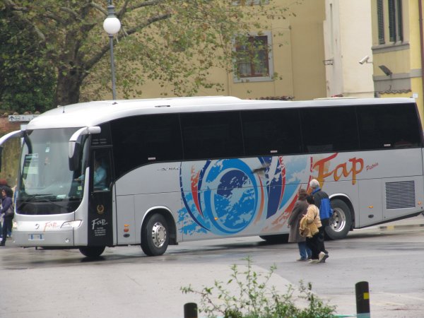 In Lucca, Italy: the FAP bus.