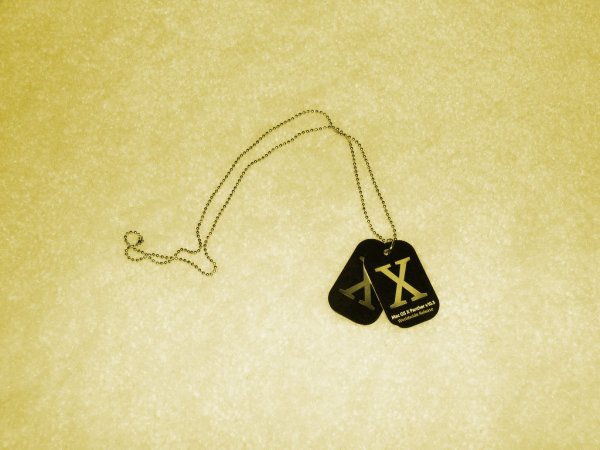 dog tags (front)