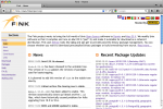 TenFourFox for Fink, viewing the Fink website  ;)