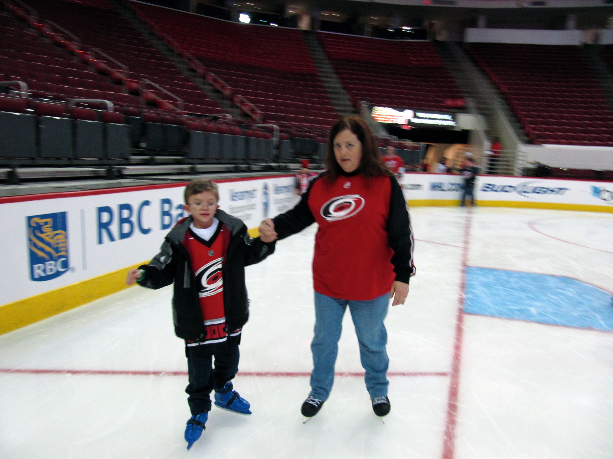 Cam and Cynthia skating