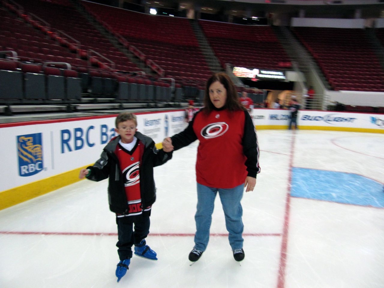 Cam and Cynthia skating