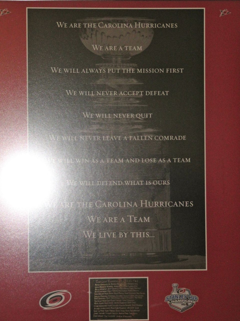 We are a team...