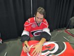 Tuomo Ruutu signing our flag