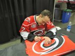 Joe Corvo signing our flag