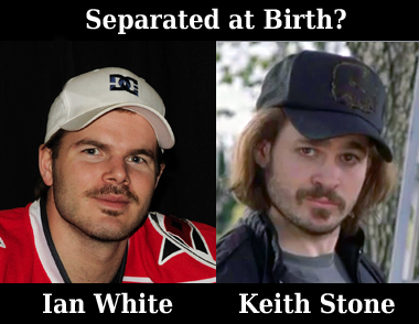 Separated at Birth?  Ian White & Keith Stone