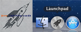Lightning Seeds "Pure" album cover + Apple Launchpad icon.