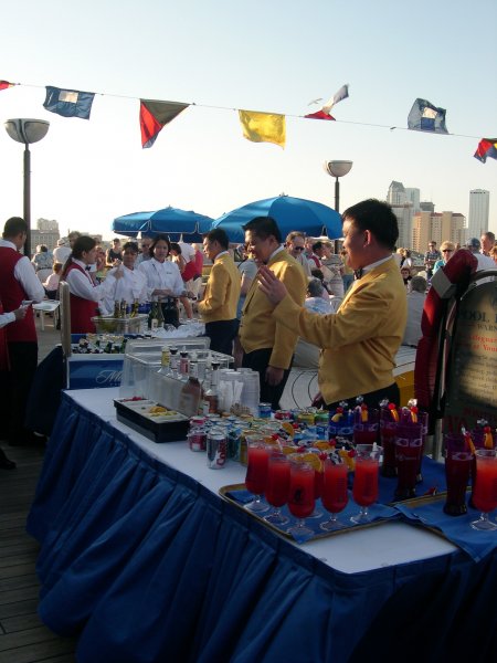 Embarkation Party On Deck