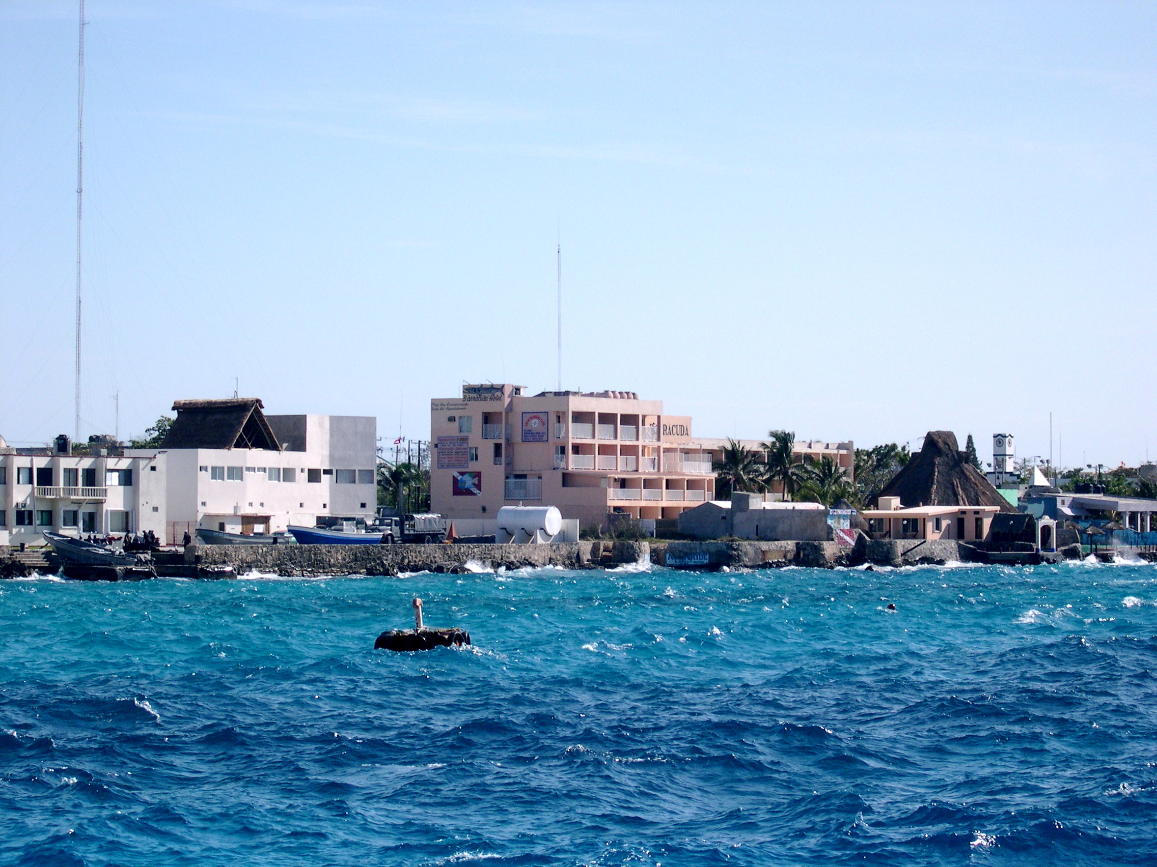 Docking at Cozumel