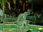 Ice Sculpture Demonstration (Finished -- A Parrot!)