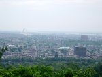A view of Montreal from the hill.