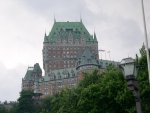 Driving Into Quebec City - The Chateau.