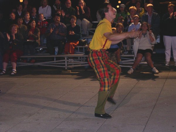 Quebec City - A unique street performer.
