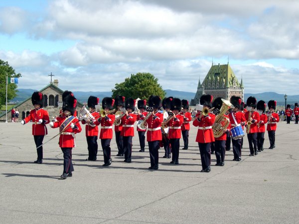 The Citadel - More of the marching band.