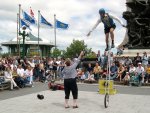 Quebec City - Reaching for a knife...