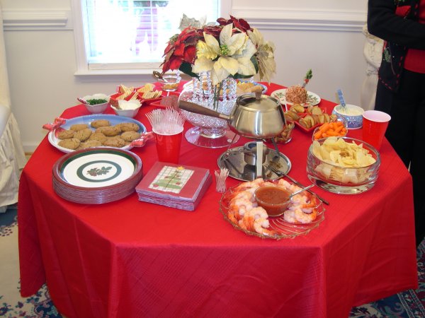 dining room spread