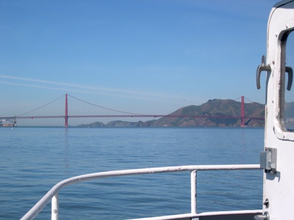 Approaching the Golden Gate Bridge