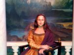 Mona Lisa Wax Figure