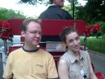 Eric and Courtney on the carriage ride through Central Park