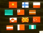 origami from around the world (flags)