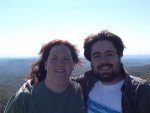 Cynthia and I at the Yadkin Valley overlook