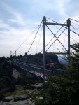 A shot of the Mile-High Swinging Bridge (which isn't as racy as it sounds...)