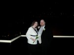 Bill and Heather at the waterfall (not that you can tell)
