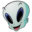 128x128 version of the alien head