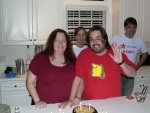Cynthia and Ben (and Courtney and Jeremy in the background)
